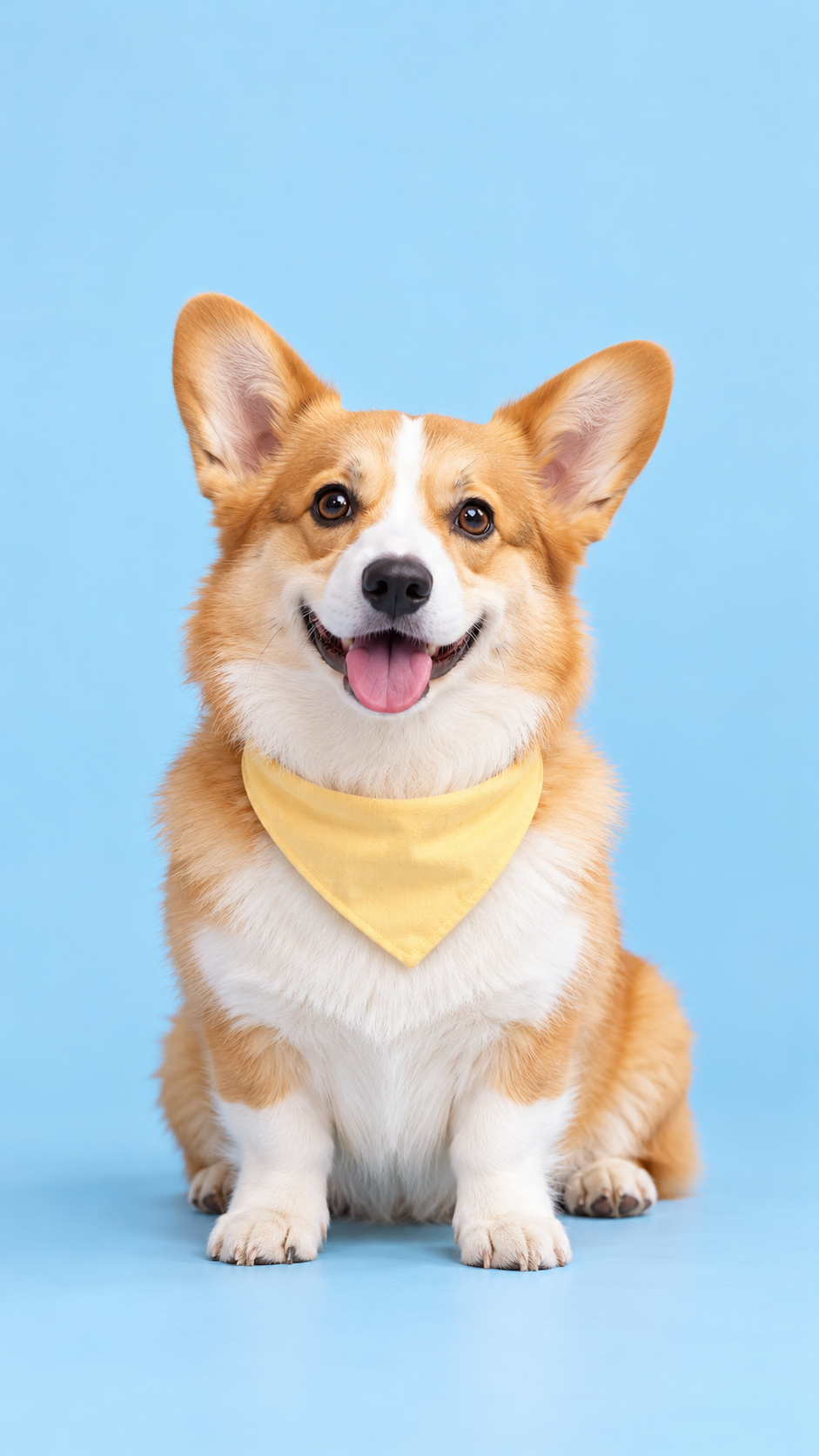 A fluffy dog shown as the sample photo for PawGroove